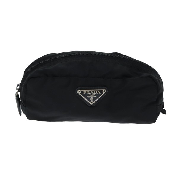 PRADA Pouch Nylon Black Auth yk13517 - Picture 13 of 16